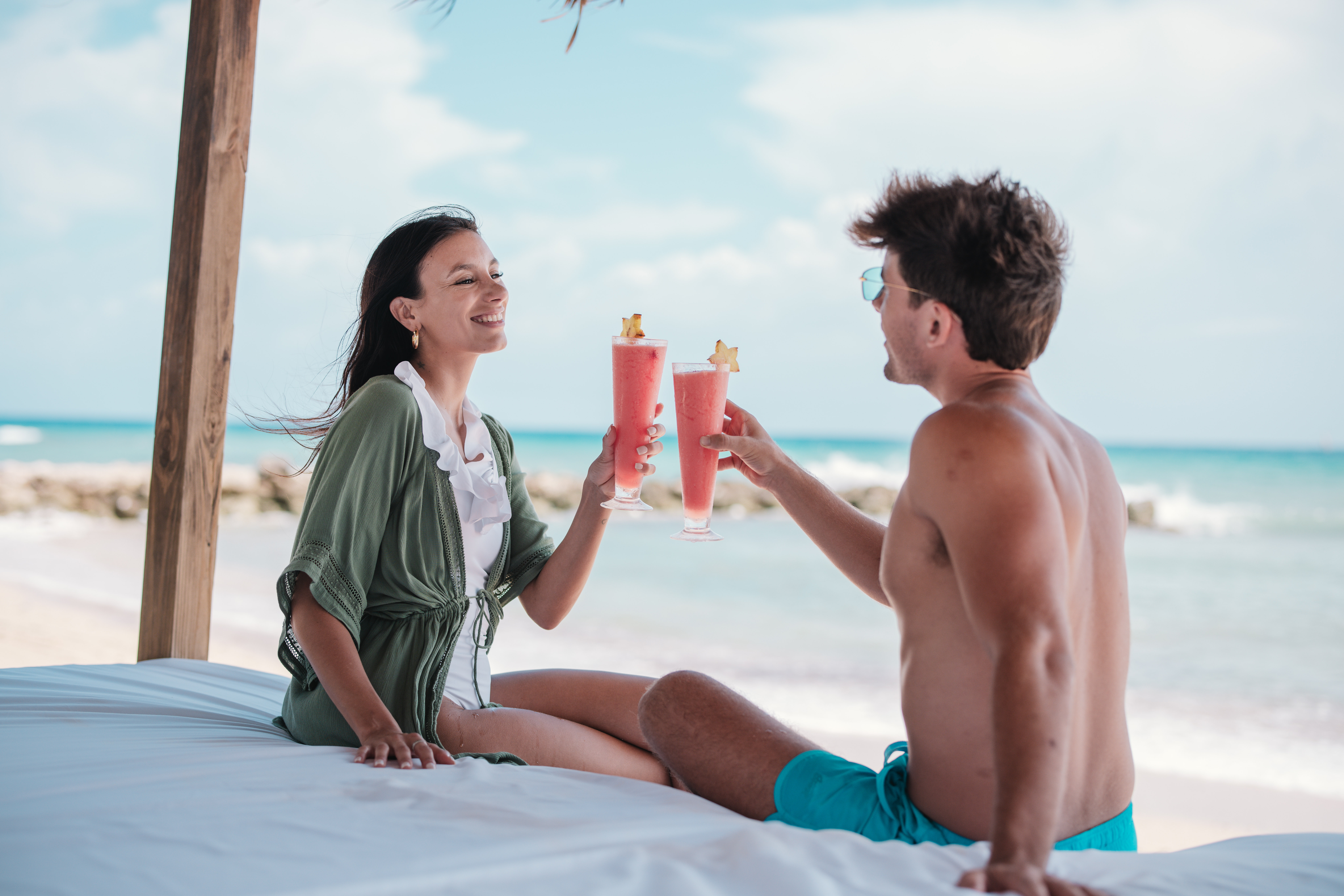 couple romantic on beach