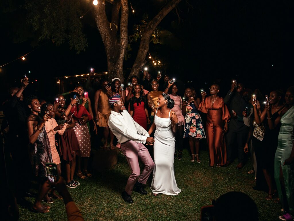 Wedding at the party